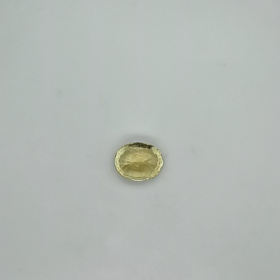 Yellow Sapphire (Pukhraj) 8.54 Ct Certified